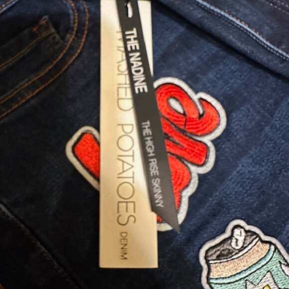 Mashed Potatoes Denim Patch Jeans - Picture 7 of 7